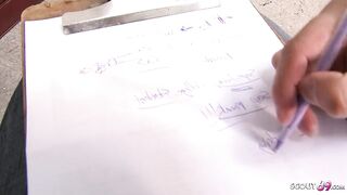 A wish come true - Nymphomaniac Redhead Teen Presley get First Gangbang Group Sex