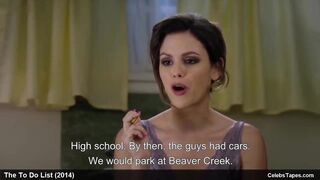 Aubrey Plaza Masturbating and Rough Doggy Style Sex Video