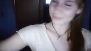 2 teens flashing pussy