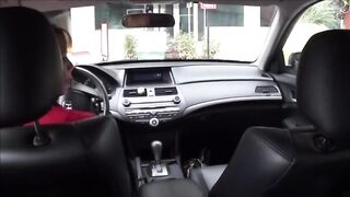 Mom and Teen Lesbian Sex in Car