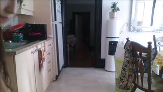 montrando sus panties