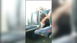 Lesbians have oral on train