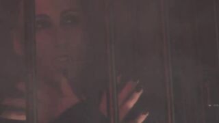 Hot babes in latex fill their holes with dildos