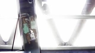 2 Gorgeous Blondes learn by a Mature Woman. 