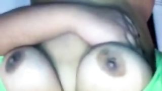 Liz shows off tits ans roast beef pussy 