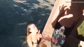 Kristanna Loken - topless girls kissing in pool