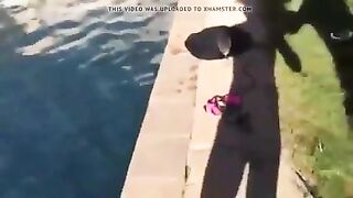 Kristanna Loken - topless girls kissing in pool
