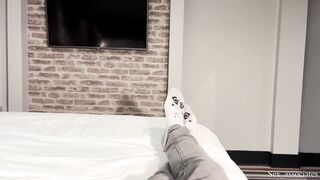 StepMom And stepSon Share a Bed In A Hotel