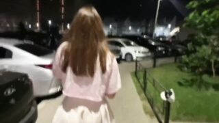Picked up a schoolgirl on the street and fucked her in the entrance.