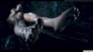 Sexy Asian Girl Gets Eaten By Monster In Abandoned Warehouse And Ends Up Filled With Cum Cumflation