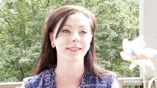 Ersties - Sensual licking and intense fingering on a lesbian date