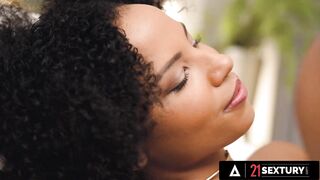 21 SEXTURY - Perfect Ebony Romy Indy Gets Her Ass And Feet Fucked