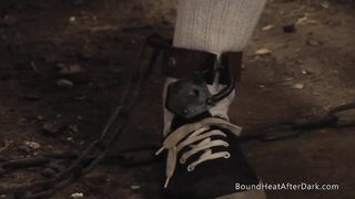 Schoolgirl In Chains Inspected And Groped By Horny Madame