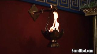 Enslaved Lesbian Girls Getting Whipped While Working