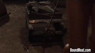 Lesbian Mistress Penetrating In Slaves Pussy With Strapon