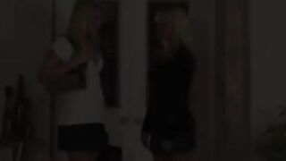 Just two hot blondes