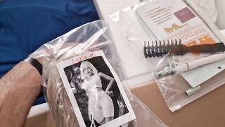 Unboxing of the most realistic silicone sex doll and sex compilation with she