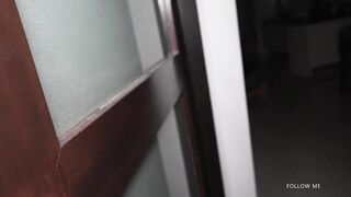 ???? A thief broke into my house and fucked my pussy and filled it with cum! Unexpected CREAMPIE from