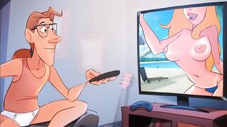 Good night kiss (part 02) - The Naughty Home Animation