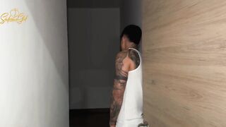 Voyeur stepbrother spies on me while I masturbate and I end up letting him fuck me-SALOMÉ GIL-PART 1