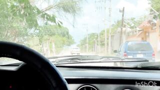 Ocupo dinero y me puse a limpiar vidrios en el semáforo, este señor me ayudó por un creampie