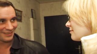 Three mature French whores enjoying anal action with a lucky dude