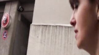 Hot French GILF eats cum after hardcore pussy fuck