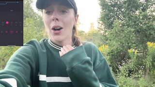 Risky Trail Walk With My Lush! - Public Orgasm - Remote Vibrator