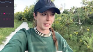 Risky Trail Walk With My Lush! - Public Orgasm - Remote Vibrator