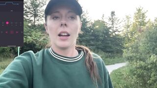 Risky Trail Walk With My Lush! - Public Orgasm - Remote Vibrator