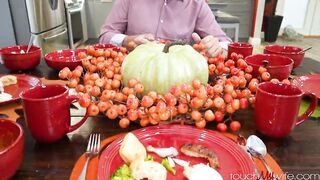 Stuffing My Wife's Pussy on Thanksgiving - Amiee Cambridge - TouchMyWife