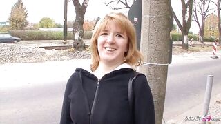 Shy Ugly German College Teen Picked up and Fucked by old Guy