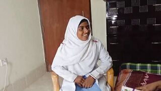 Bangladeshi Student With Her Teacher For Good mark
