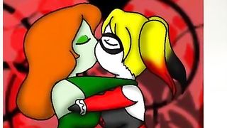 Squad - Harley Quinn Kiss Katana - Censored Version