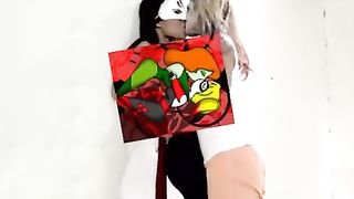 Squad - Harley Quinn Kiss Katana - Censored Version