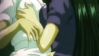 Mizugi Kanojo - Lesbian Yuri Kiss Scene