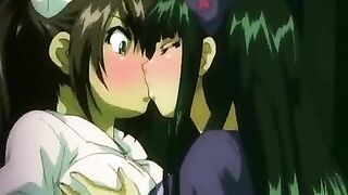 Mizugi Kanojo - Lesbian Yuri Kiss Scene