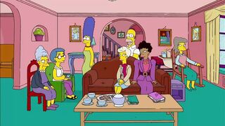 The Simpsons - Lindsey Naegle Kiss Marge Simpson