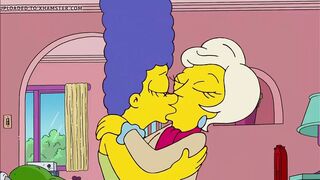 The Simpsons - Lindsey Naegle Kiss Marge Simpson