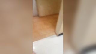 Public restroom licking