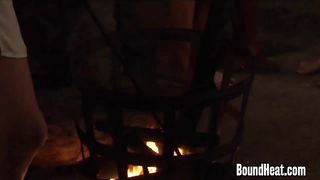 Enslaved Lesbian Girls Marked With Branding Iron 