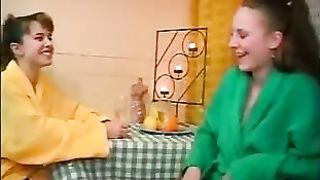 Cute russian girl Krista having some lesbian fun