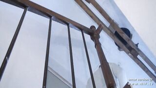 FFM 2 horny french whores dildo playing n sharing 1 old cock