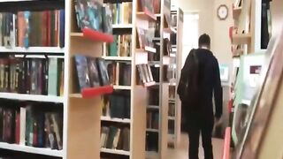 Russian Lesbians in Library