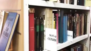 Russian Lesbians in Library