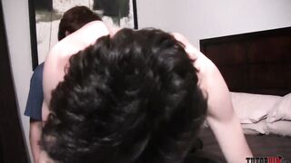 Teenage Nympho Gives Nervous Nerd A CFNM Handjob