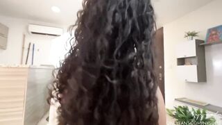 stepsister catches her stepbrother masturbating and decides to help him -amateur couple- nysdel