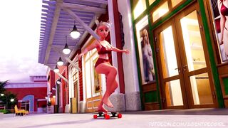 Sexsona - Episode 2 - The Lady In Red! - Creampies, Vagina, Cumshots, Handsfree Cum