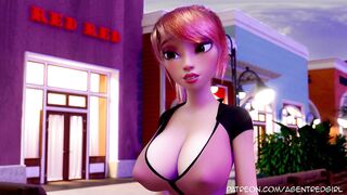 Sexsona - Episode 2 - The Lady In Red! - Creampies, Vagina, Cumshots, Handsfree Cum