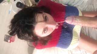 BIG TIT LOVES SUCKING COCK
